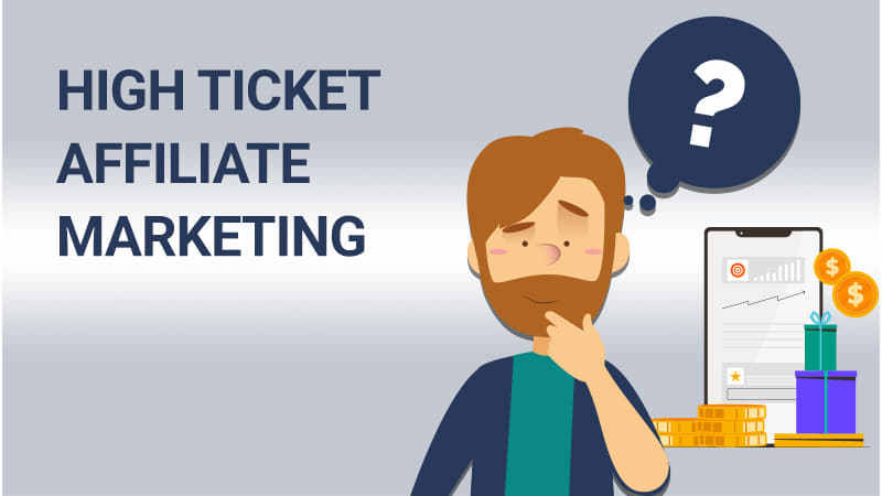 High ticket marketing graphic